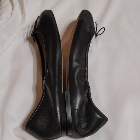 Sam Edelman Black Leather Felicia Flats Size 10 - Picture 6 of 6